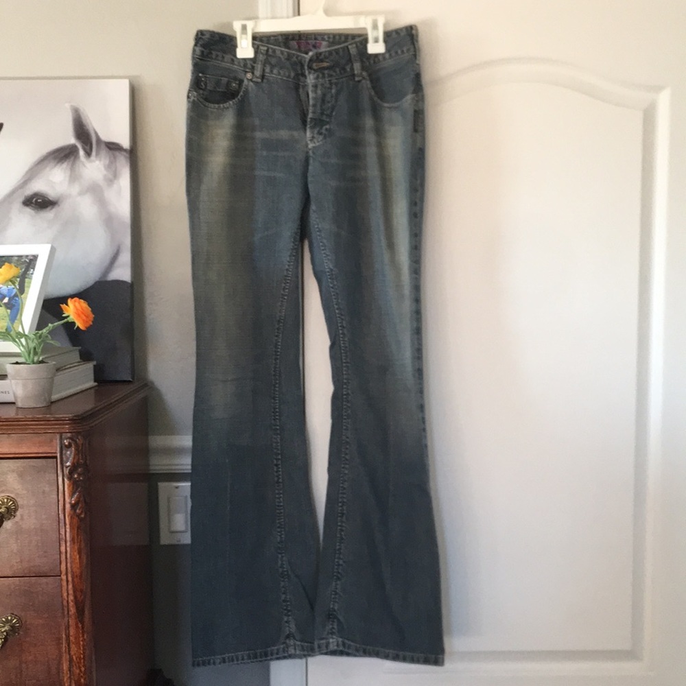•Silver Denim Jeans•